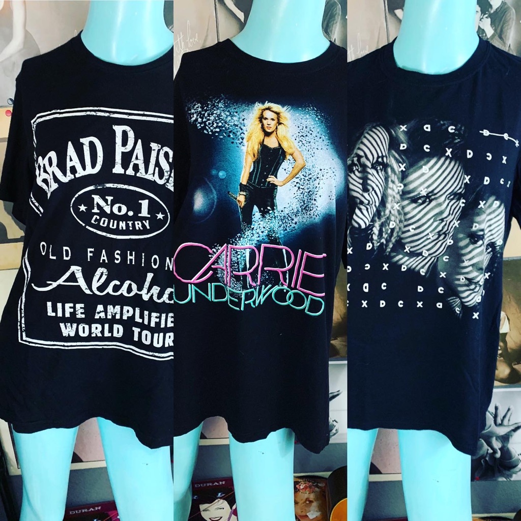 Country Music Concert TShirt Lot 3 Shirts